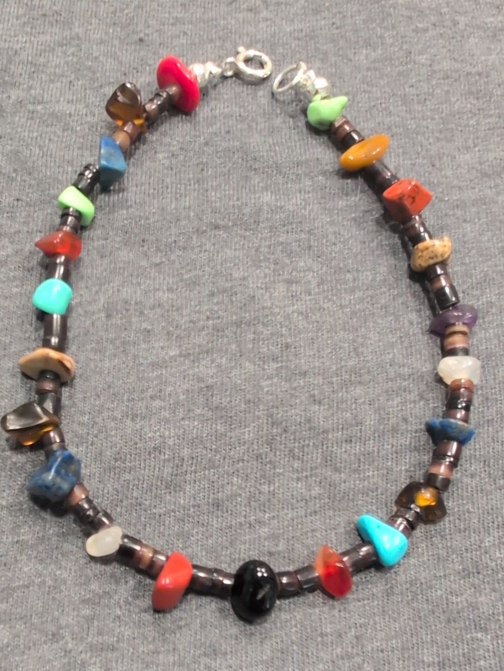 Multi-Color Beaded Women’s Ankle Bracelet